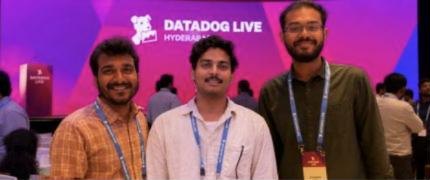 Provate team members at Datadog Live, Hyderabad